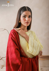 Asim Jofa Shawl Ajhs-12 Zari Border Jacquard Shawl 1 Pc