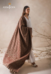 Asim Jofa Shawl Ajhs-02 Paisley Pattern Jacquard Shawl 1 Pc
