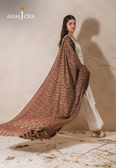Asim Jofa Shawl Ajhs-02 Paisley Pattern Jacquard Shawl 1 Pc