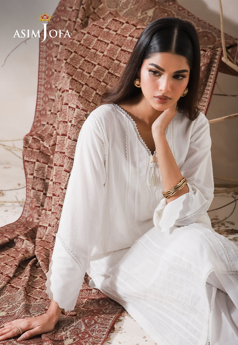 Asim Jofa Shawl Ajhs-02 Paisley Pattern Jacquard Shawl 1 Pc