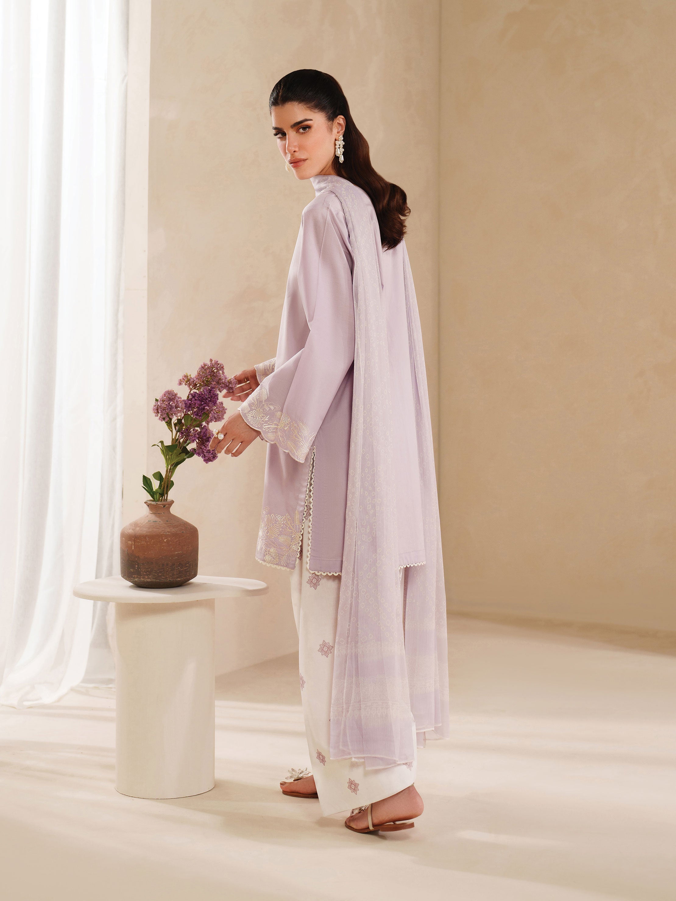 Ayra Solids by Garnet Stitched 3 Piece Collection'2025-Insignia