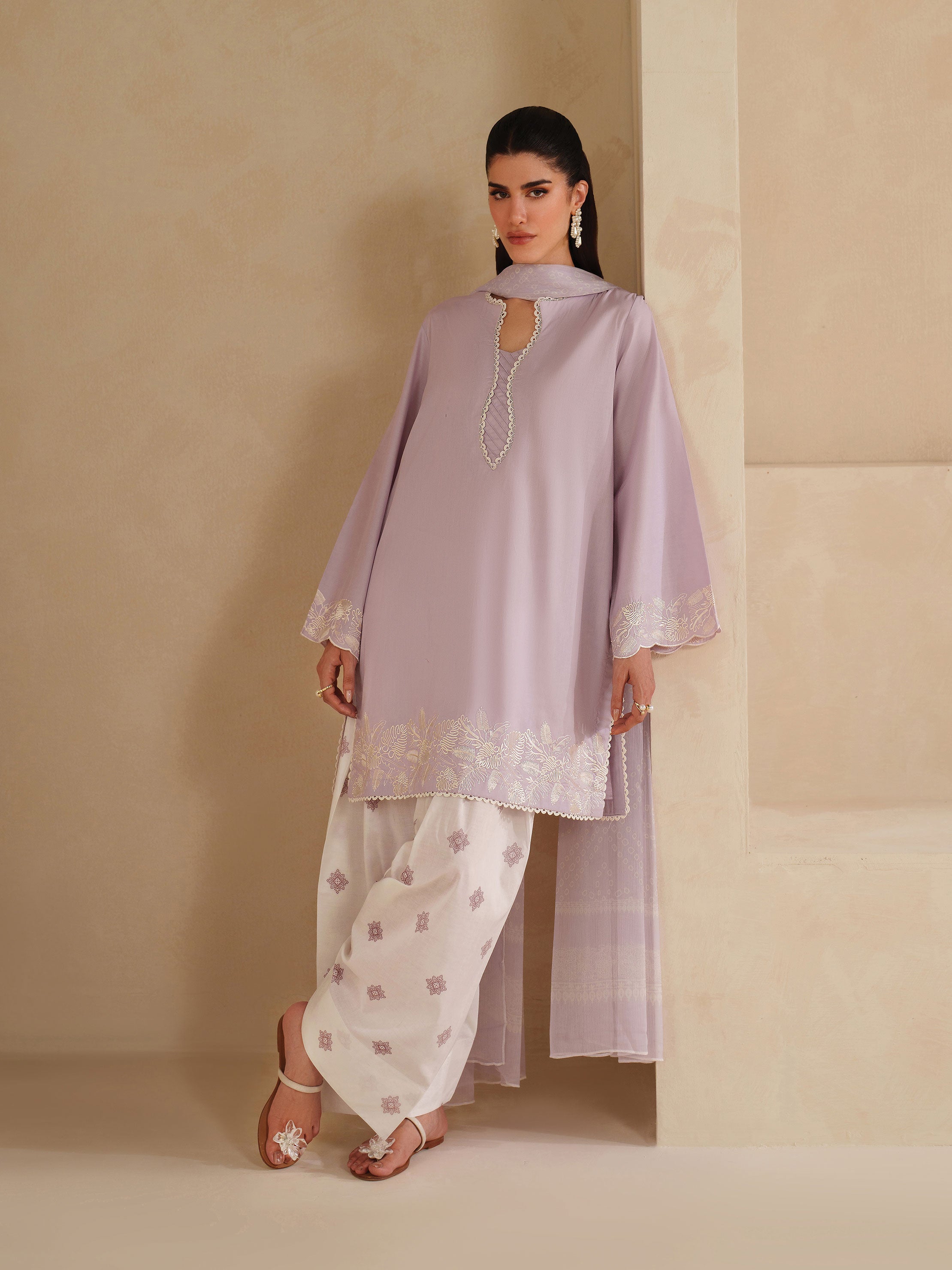 Ayra Solids by Garnet Stitched 3 Piece Collection'2025-Insignia