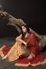 Gulzar e Dil By Imrozia Stitched 3 Piece Winter Collection'2025-I.P-101 Firdous