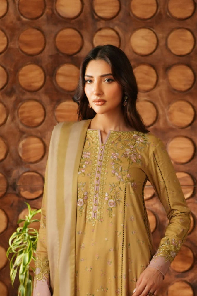 Iznik Unstitched 3 Piece Pre Fall Linen Collection'2025-IPF-04