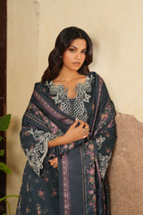 Iznik Unstitched 3 Piece Pre Fall Linen Collection'2025-IPF-12