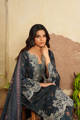 Iznik Unstitched 3 Piece Pre Fall Linen Collection'2025-IPF-12