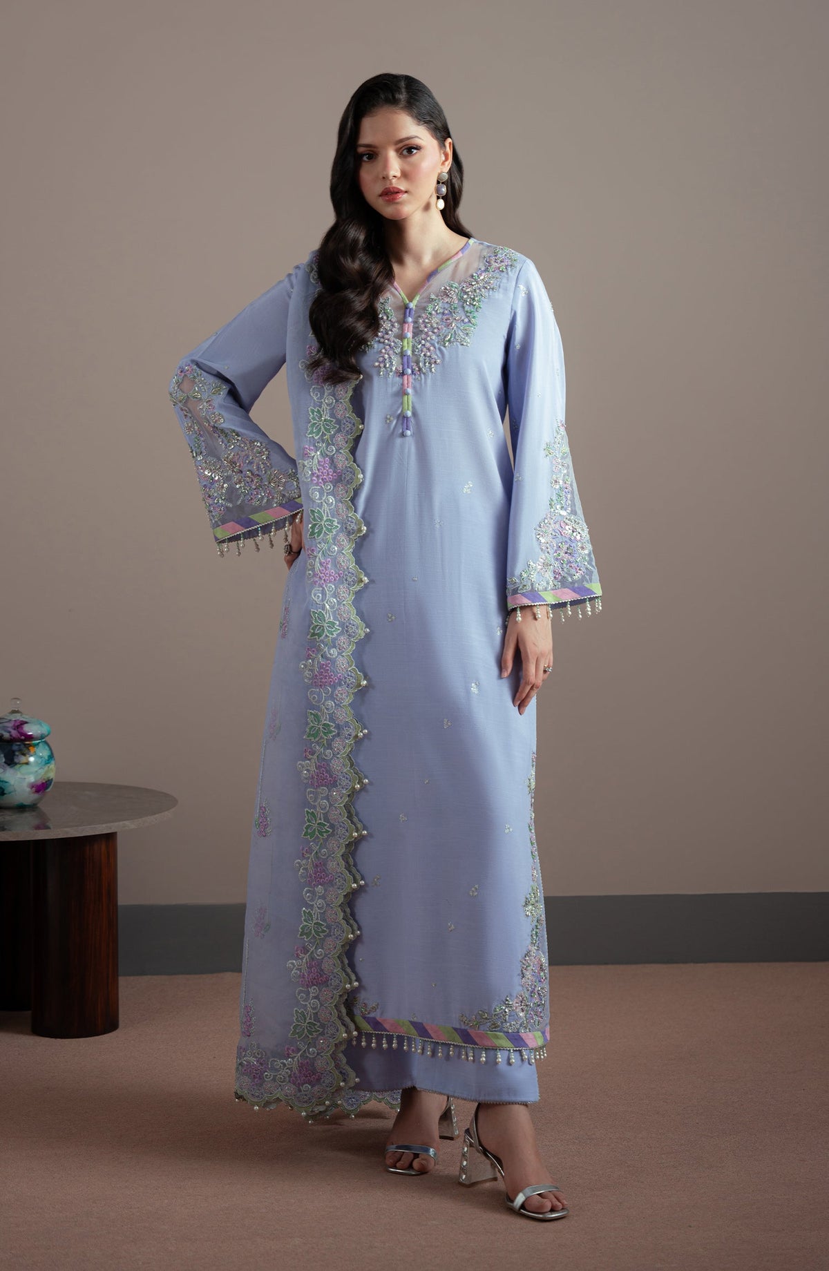 Elvin By Fabiha Fatima Unstitched 3 Piece Formals Collection'2025-Iris
