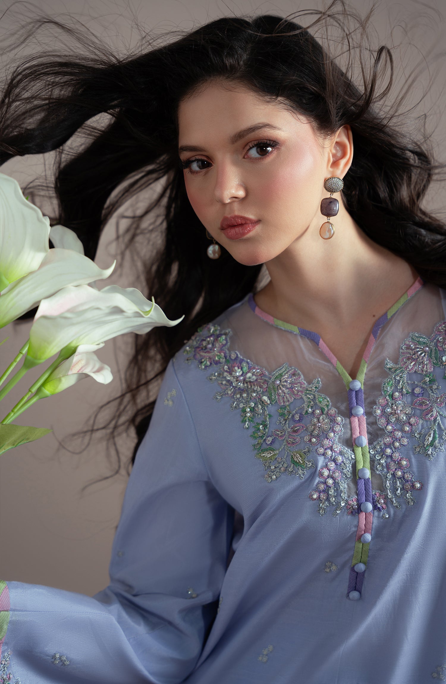 Elvin By Fabiha Fatima Unstitched 3 Piece Formals Collection'2025-Iris