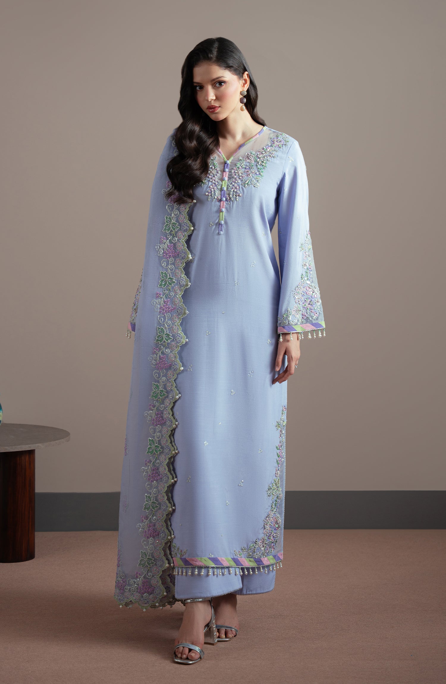 Elvin By Fabiha Fatima Unstitched 3 Piece Formals Collection'2025-Iris