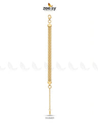 Zeesy-Imperial Double Curb Bracelet