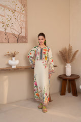 Aqs N Man Stitched 2 Piece Summer Collection'2025-Ivoria | AM-037