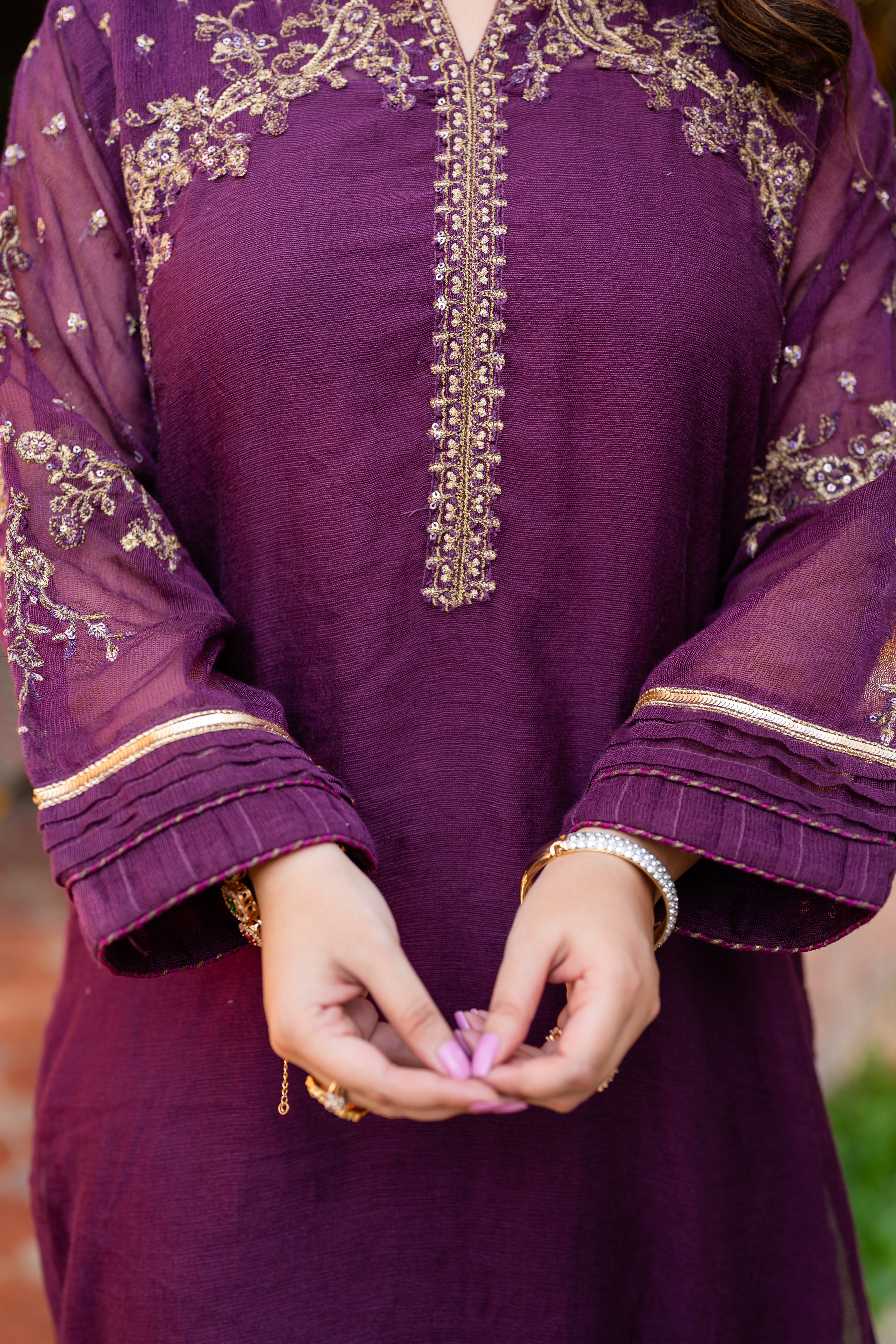 Omal By Komal Stitched 3 Piece Formals Collection'2025-Izzah - 3PC