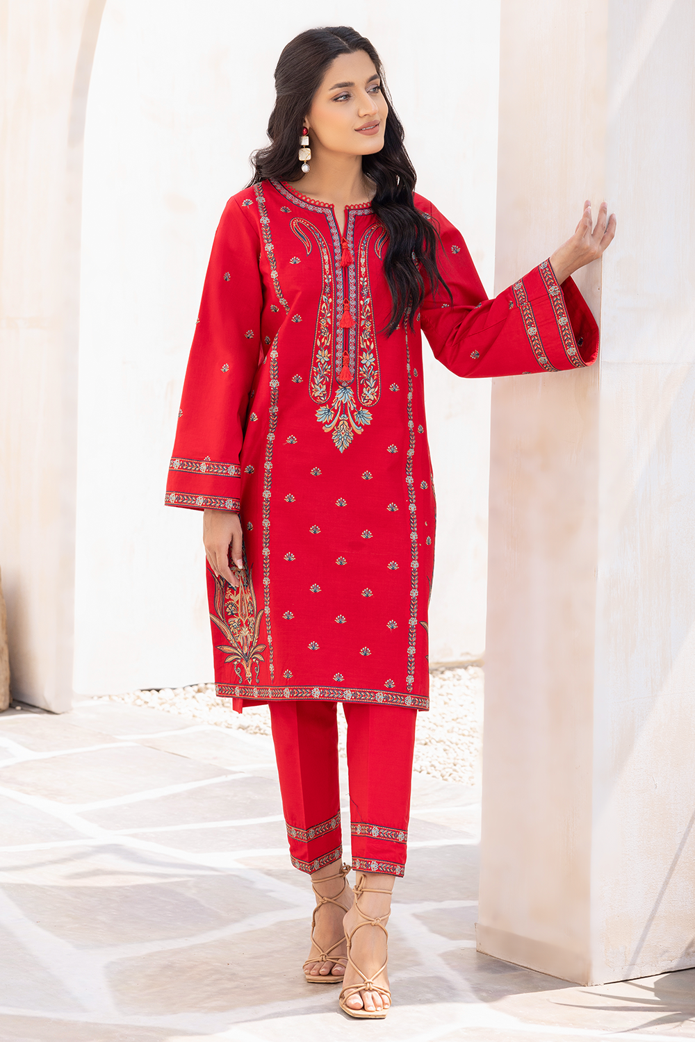 Janan By Esra Stitched 2 Piece Emb Lawn Collection-JN-23-08