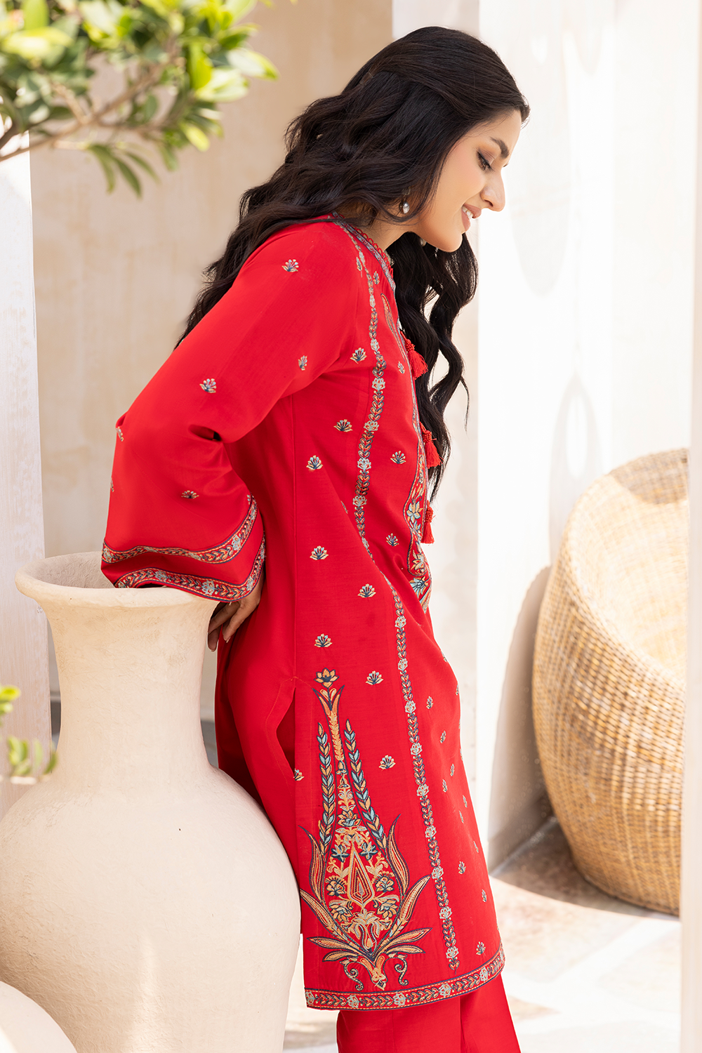 Janan By Esra Stitched 2 Piece Emb Lawn Collection-JN-23-08