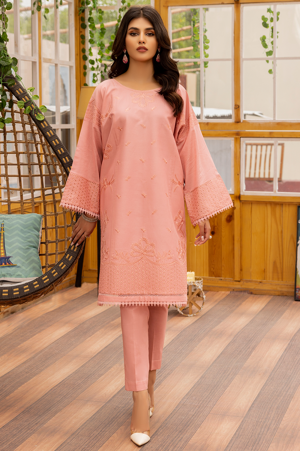 Janan By Esra Stitched 2 Piece Emb Lawn Collection-JN-23-16