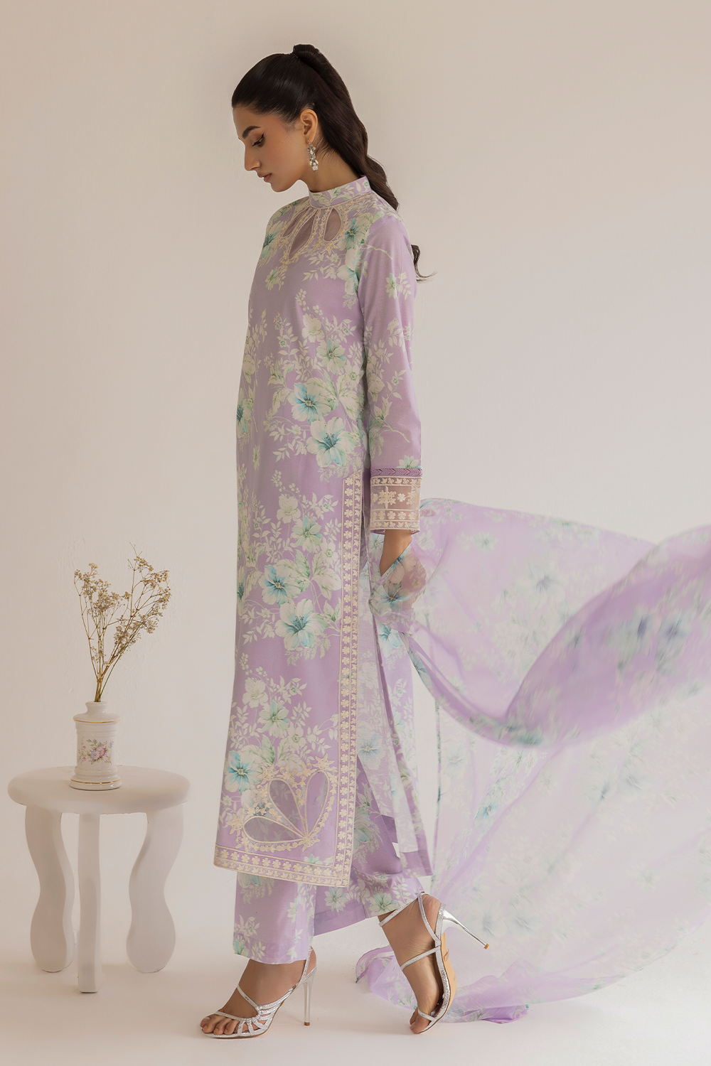 Dastan Edit 1 By Esra Stitched 3 Piece Embroidered lawn Collection-DT-23-12