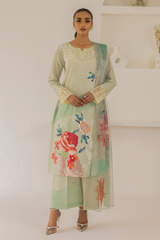 Dastan Edit 1 By Esra Stitched 3 Piece Embroidered lawn Collection-DT-23-19