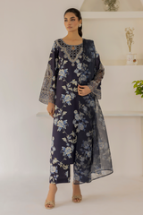 Dastan Edit 1 By Esra Stitched 3 Piece Embroidered lawn Collection-DT-23-13