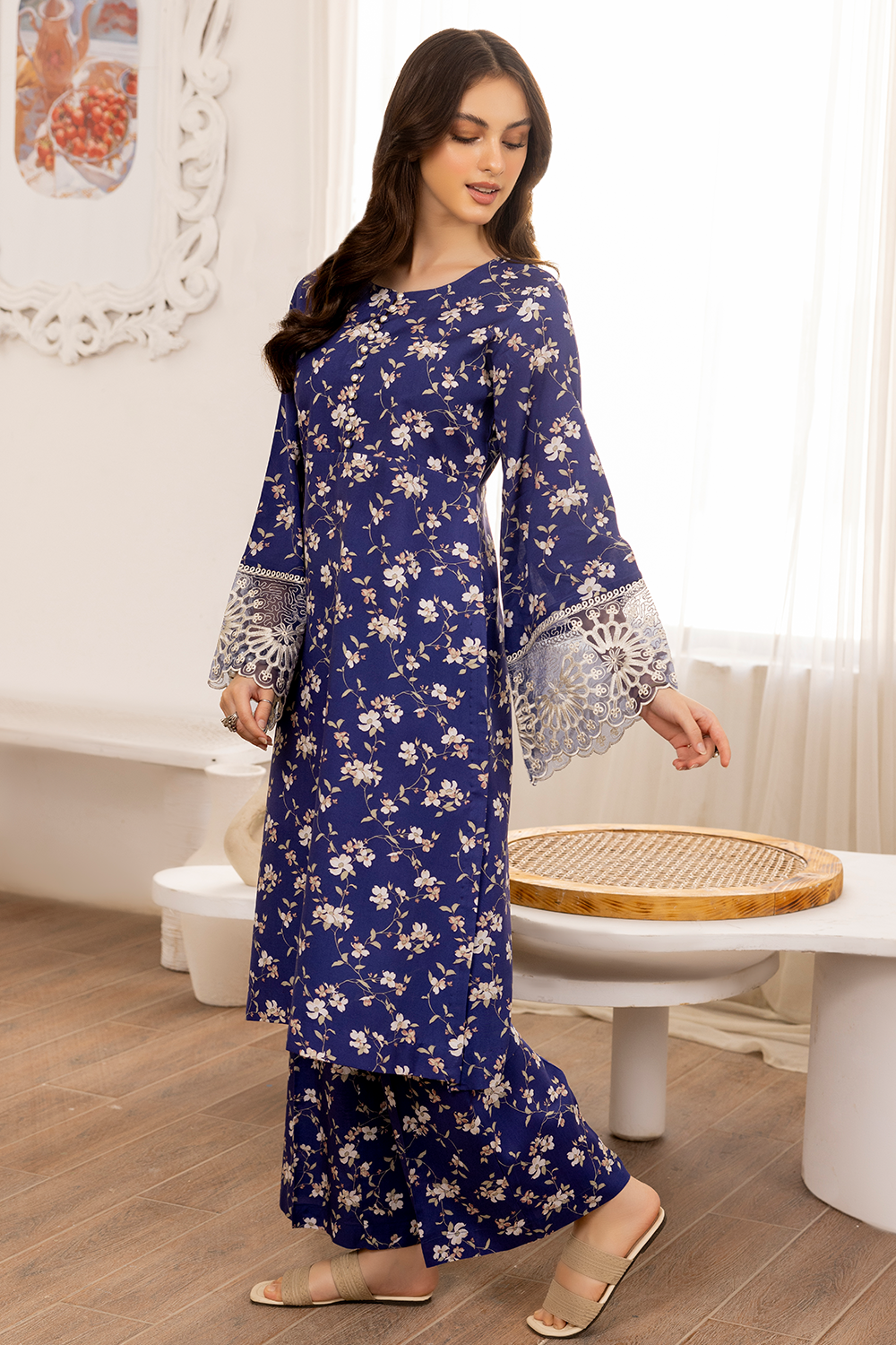 HeyDay By Esra Stitched 2 Piece Cambric Lawn Collection-HDW-23-10