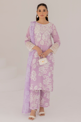 Dastan Edit 1 By Esra Stitched 3 Piece Embroidered lawn Collection-DT-23-04