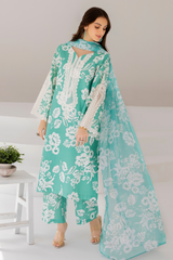 Dastan Edit 1 By Esra Stitched 3 Piece Embroidered lawn Collection-DT-23-05