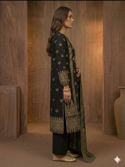 Abeera Exclusive Stitched 3 Piece Summer Jacquard Suit-J-12
