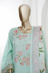 Bin Saeed Stitched 3 Piece Luxury Jacquard Vol-01 Suit-JAQ-2925-FEROZI