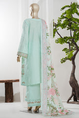 Bin Saeed Stitched 3 Piece Luxury Jacquard Vol-01 Suit-JAQ-2925-FEROZI