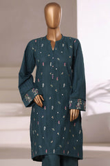 Vybe By Sada Bahar Stitched 2 Piece Emb Jacquard Set Vol-03 Collection'2025-JC-02-Green