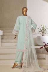 Sada Bahar Stitched 3 Piece Luxury Jacquard Collection'2025-JC-7-Ferozi