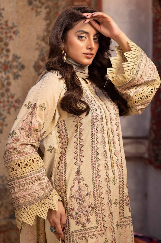 Ulfat By Johra Unstitched 3 Piece Emb Banarsi Jacquard Lawn Collection'2024-JH-259