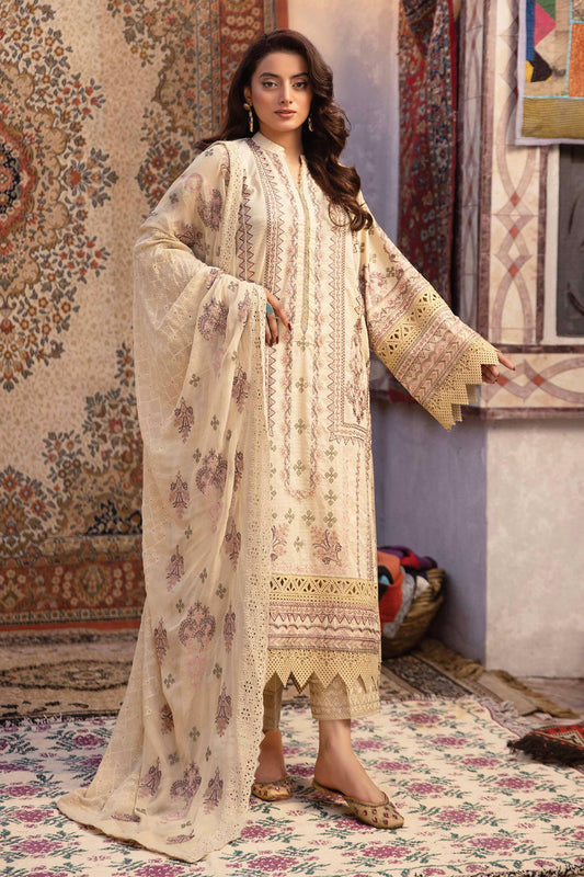 Ulfat By Johra Unstitched 3 Piece Emb Banarsi Jacquard Lawn Collection'2024-JH-259