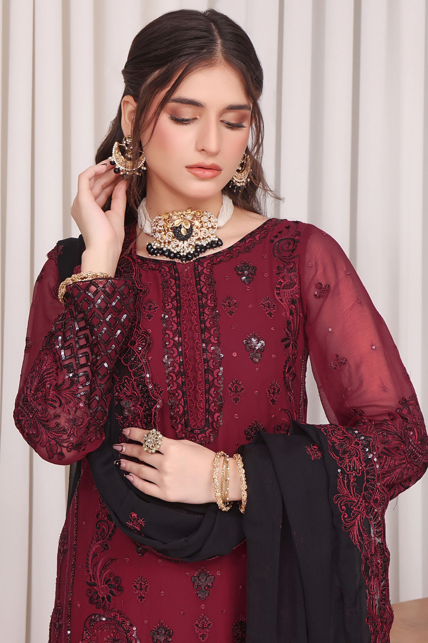 Jahanara By Soghat Unstitched 3 Piece Formals Collection'2025-JHA-05