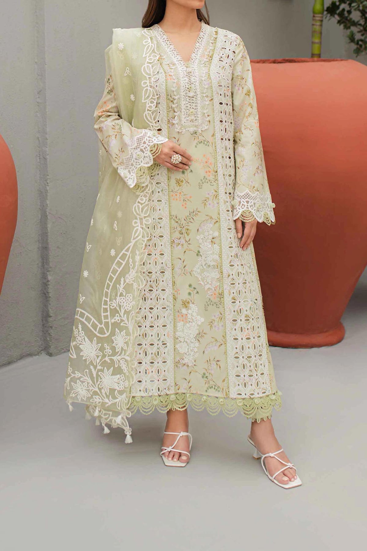 Qline by Qalamkar Unstitched 3 Piece Festive Lawn Collection'2024-JK-01-Eulalia