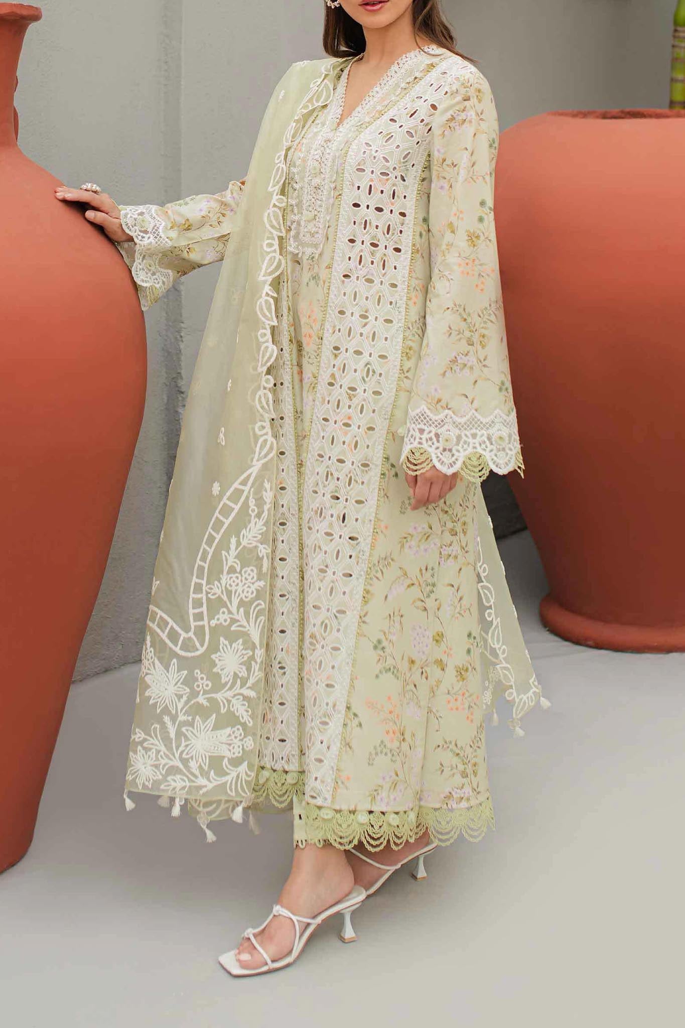 Qline by Qalamkar Unstitched 3 Piece Festive Lawn Collection'2024-JK-01-Eulalia