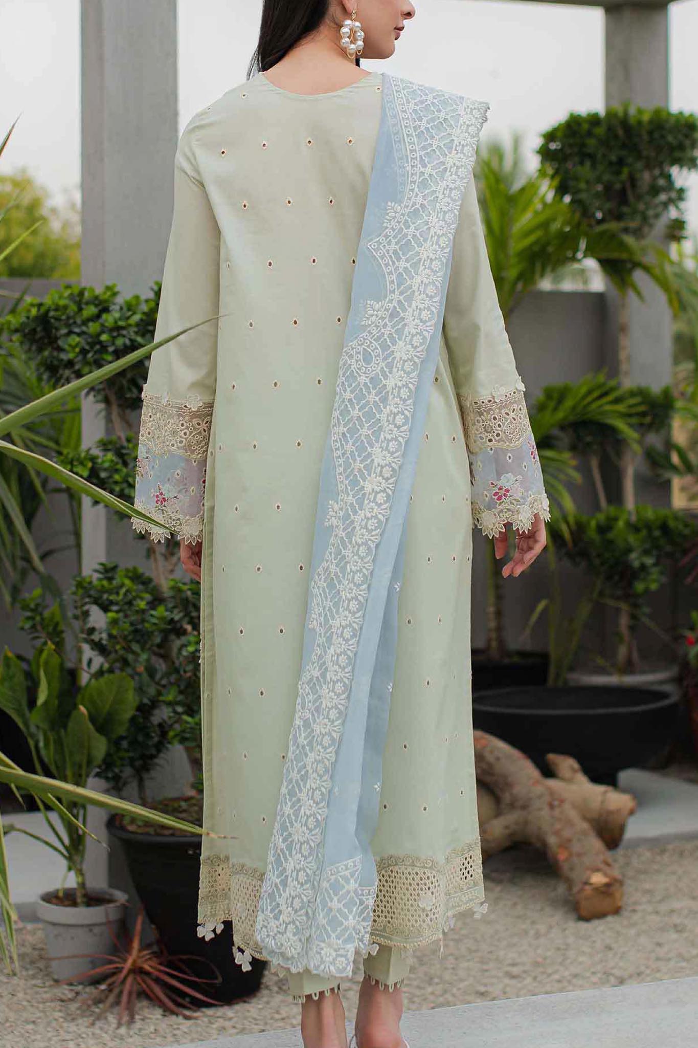 Qline by Qalamkar Unstitched 3 Piece Festive Lawn Collection'2024-JK-04-Aster