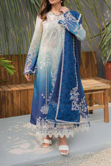 Qline by Qalamkar Unstitched 3 Piece Festive Lawn Collection'2024-JK-07-Elza