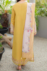 Qline by Qalamkar Unstitched 3 Piece Festive Lawn Collection'2024-JK-15-Miel