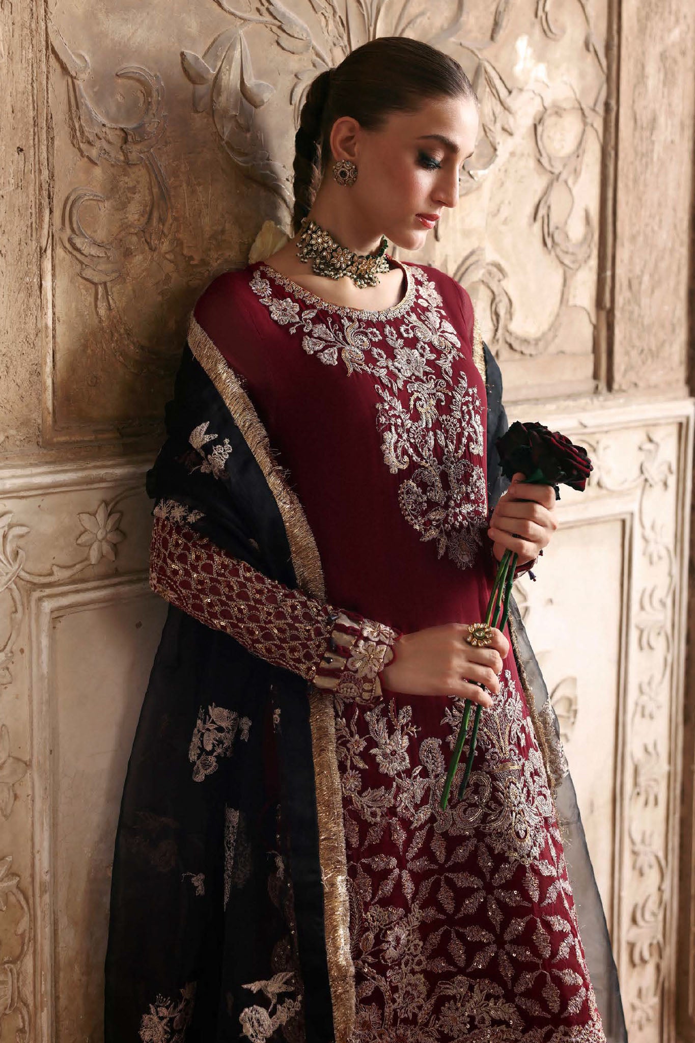 Jahanara By Parishay Unstitched 3 Piece Formals Collection'2025-JRA-04