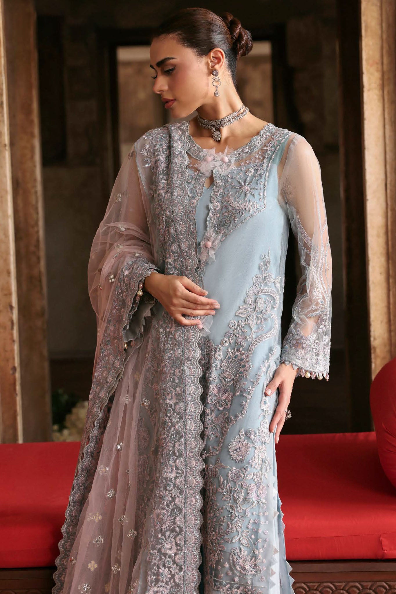 Jahanara By Parishay Unstitched 3 Piece Formals Collection'2025-JRA-06