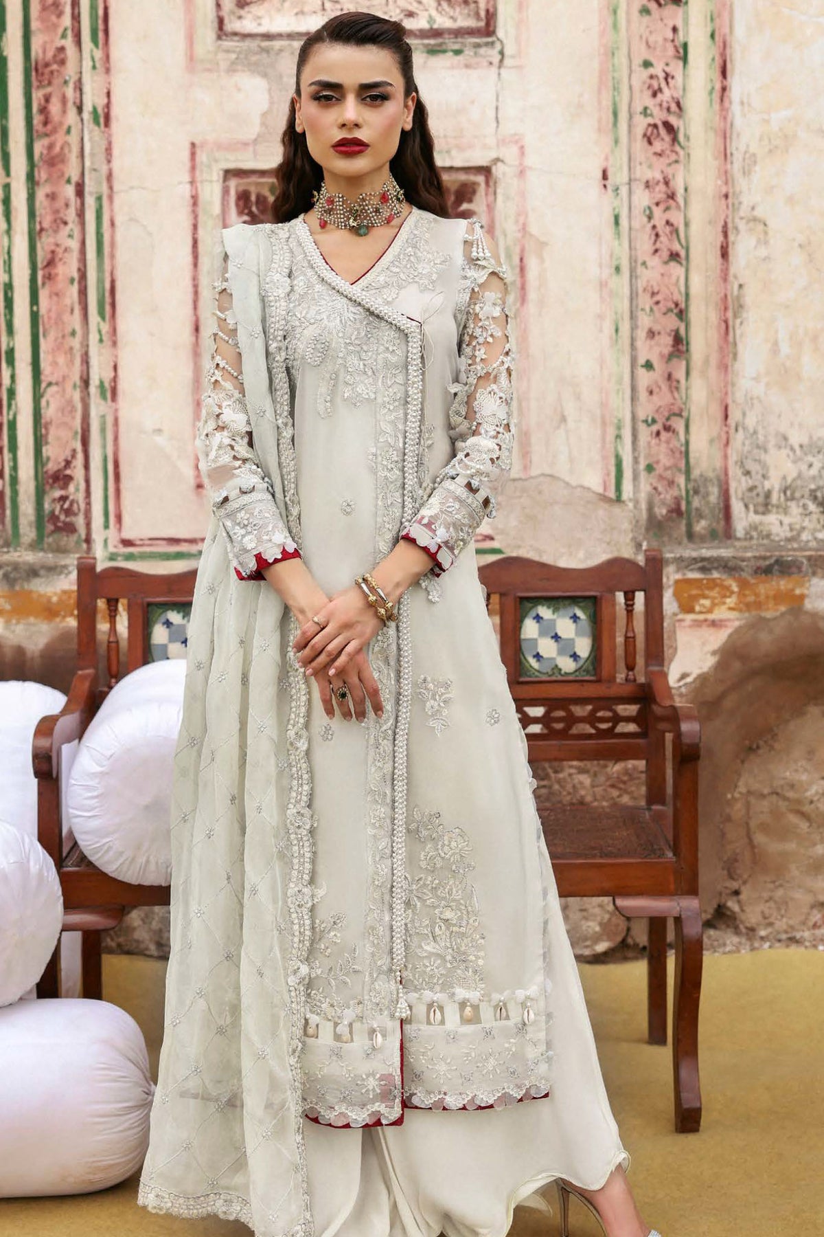 Jahanara By Parishay Unstitched 3 Piece Formals Collection'2025-JRA-07