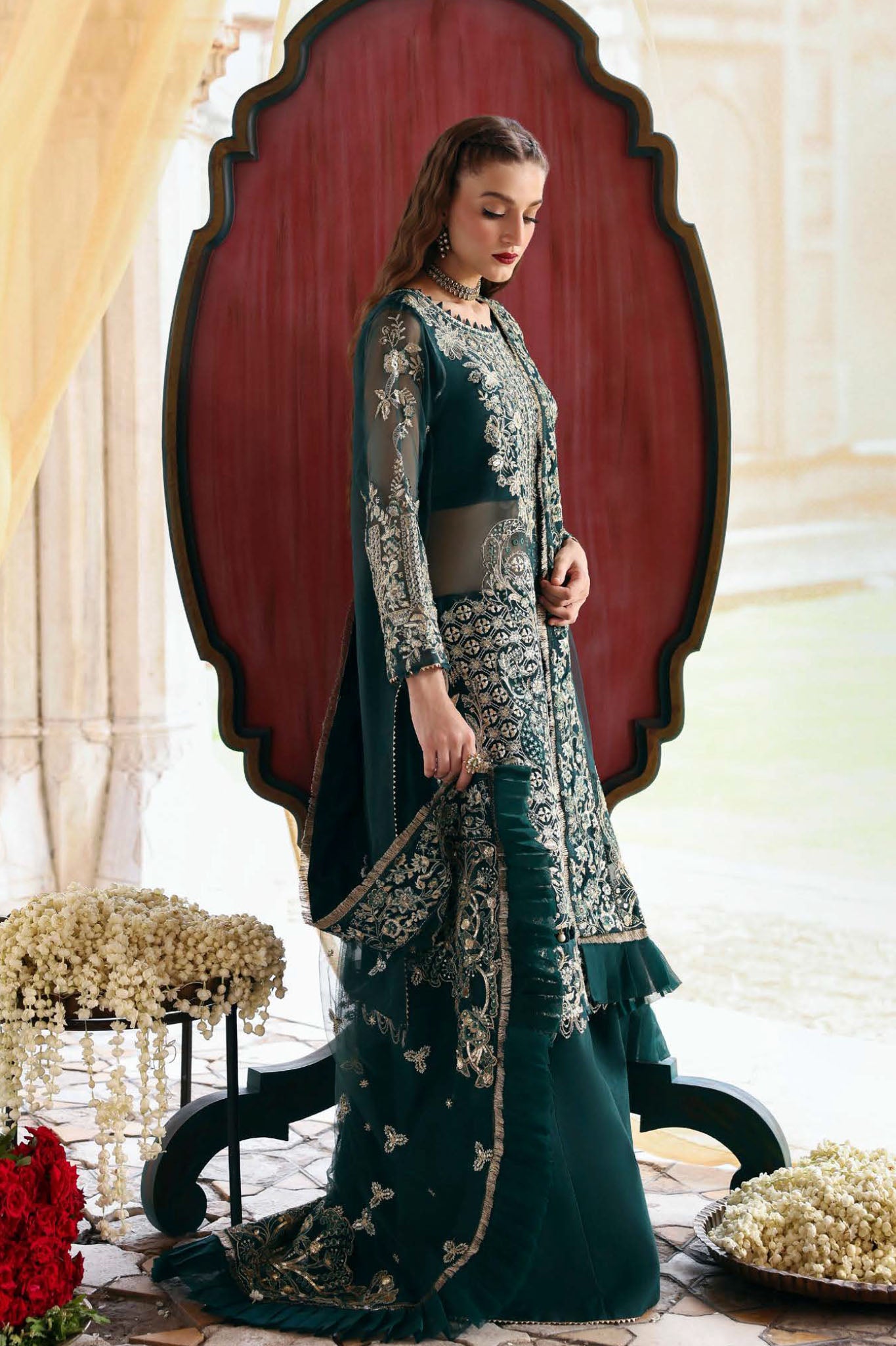 Jahanara By Parishay Unstitched 3 Piece Formals Collection'2025-JRA-08