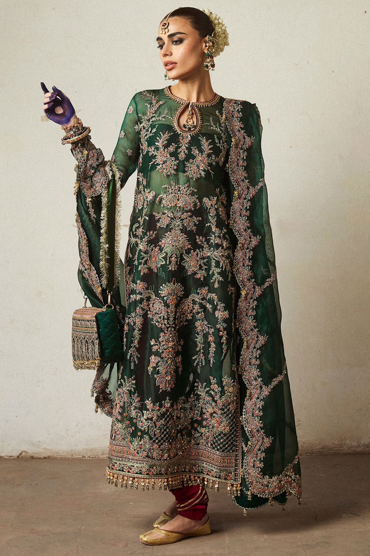 Hussain Rehar Unstitched 3 Piece Festive Formals Collection'2024-Jamali