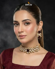 Jennet Baroque Pearl Choker Set