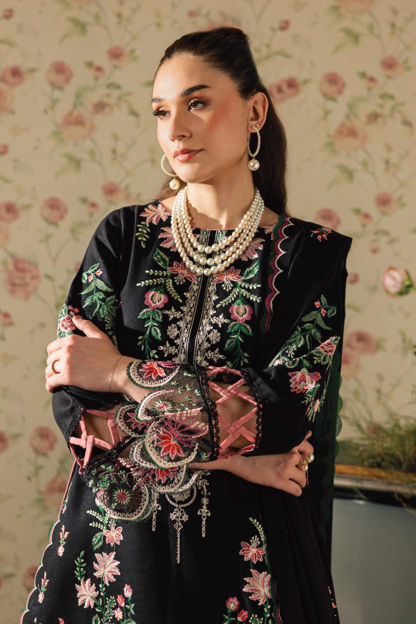 Kaia by Mahnur Unstitched 3 Piece Emb Winter Collection'2025-K-14