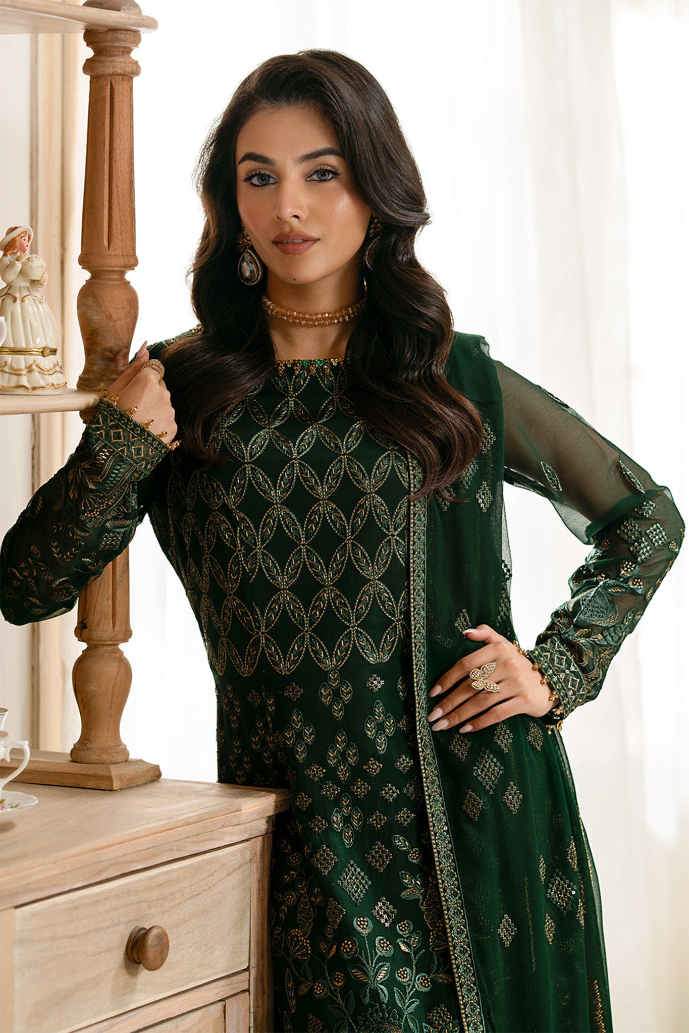 Meharbano - Kuch khas By Flossie Unstitched 3 Piece Festive Formals Vol-16 Collection'2024-E-207-Evrin