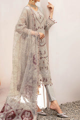 Kashish By Ramsha Unstitched 3 Piece Weightless Chiffon Vol-02 Collection'2024-K-208