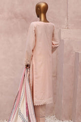 Sada Bahar Stitched 3 Piece Karandi Shawl Collection'2023-KCK-Pink