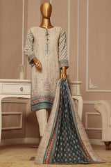 HZ Stitched 3 Piece Emb Khaddar Vol-01 Collection'2024-KE-908