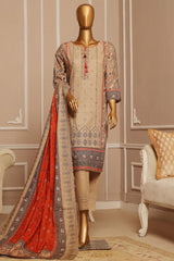 HZ Stitched 3 Piece Emb Khaddar Vol-01 Collection'2024-KE-909